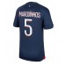 Billige Paris Saint-Germain Marquinhos #5 Hjemmebane Fodboldtrøjer 2023-24 Kortærmet